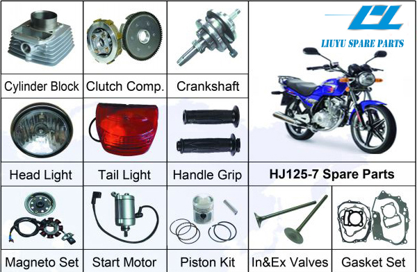 HJ125-7 Motorcycle Parts