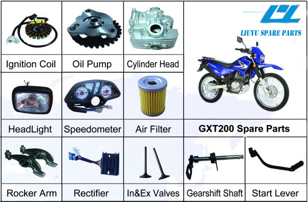 Qingqi Euromoto GXT200 Motorcycle Parts