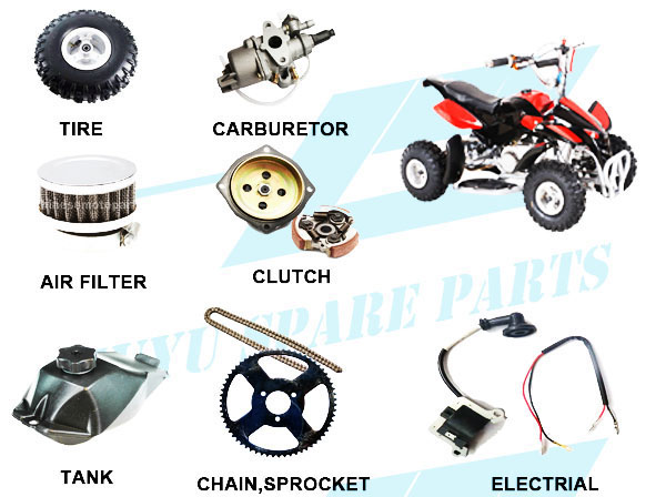 Chinese quad bike hot sale spares