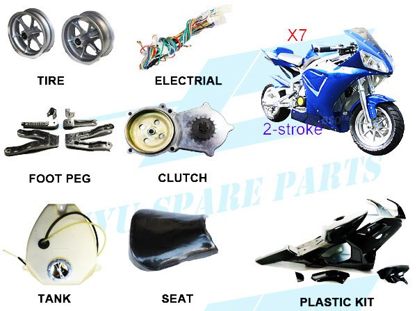 X7 FS529 2 Stroke Spare Parts