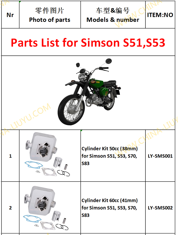 Simson Moped Parts-1