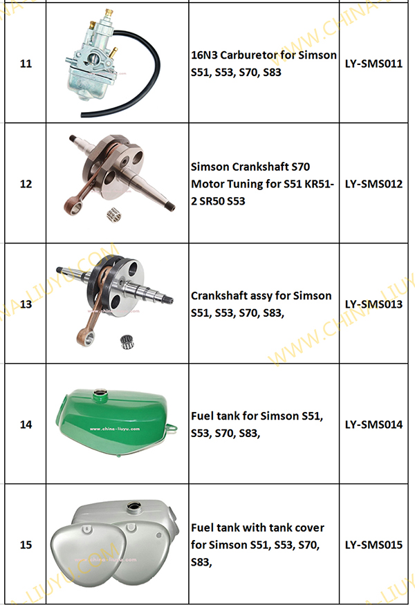 Simson Moped Parts-5