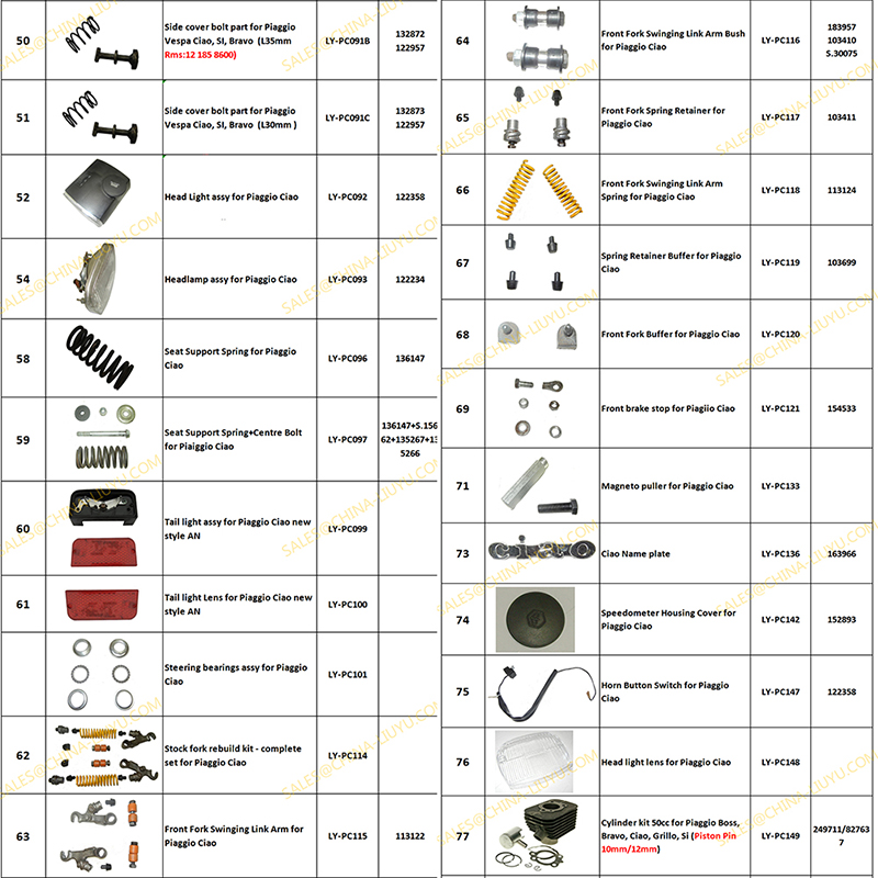 Piaggio Ciao Parts-6