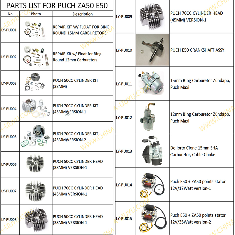 Puch Scooter Parts-2